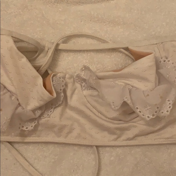 Lolli Swim White lace detail bustier top - Picture 6 of 7